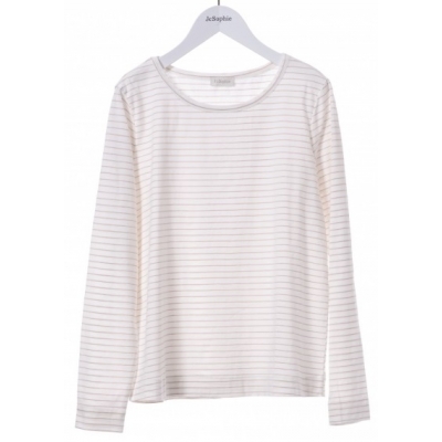 JC Sophie Epic Shirt - Nude Striped JC Sophie Epic Shirt - Nude Striped
